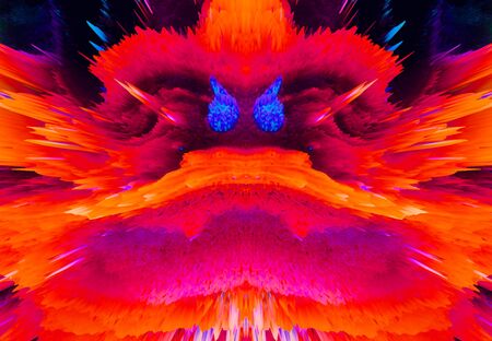 dark orange and purple bright colorful abstract texture as a bright festive fun background with...