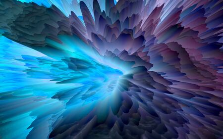 sea blue and dark purple big bang Crumpled Abstract ink background and Texture Background