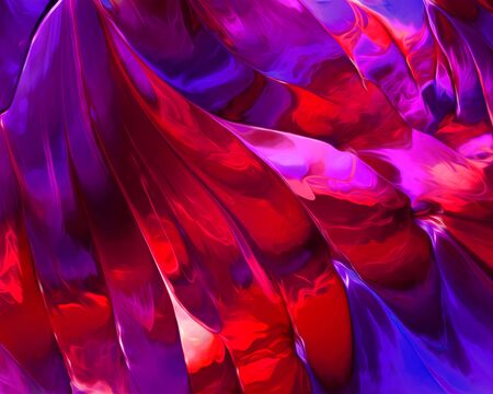 Mixing red and purple Color abstract painting background of Art Ink Paint Explode Colorful Fantasy Spreadの写真素材