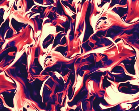 Mixing dark red and white Color abstract painting background of Art Ink Paint Explode Colorful Fantasy Spreadの写真素材