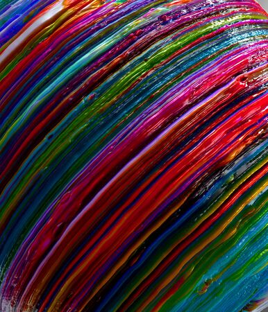 light rainbow Abstract colorful Long Exposure Sparkly Lights Background and beautiful designの写真素材