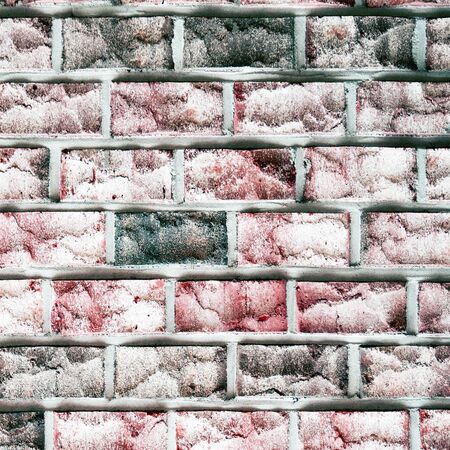 dark white colorful wall brick Abstract grunge background with distressed aged texture and brush...