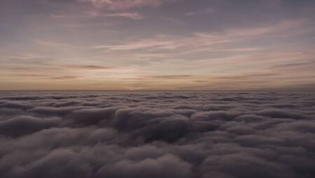 orange sky and gray cloud sky dramatic Panorama mountain and dramatic sky sunrise background and...