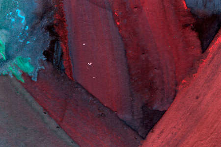 dark red grunge watercolor abstract art background with multicolor stripes and space hand painted...