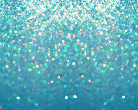 blue blur christmas lights background.abstract Lights unfocused blur light dots black background.の写真素材