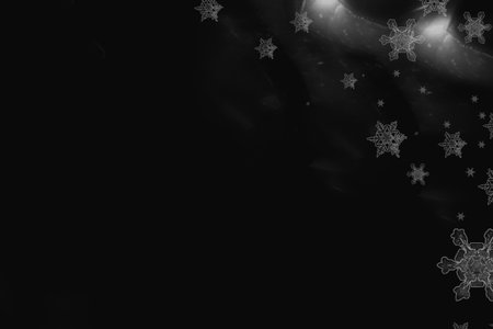 beautiful winter white vintage overlay abstract texture and white vintage exposure on black background.の写真素材