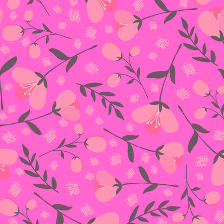 abstract light pink geometric effect distress colorful pattern and grunge texture on pink background.の写真素材