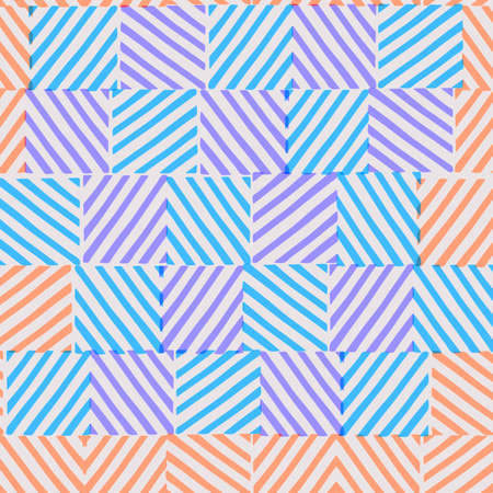 abstract geometric effect distress colorful pattern and grunge texture on background.の写真素材