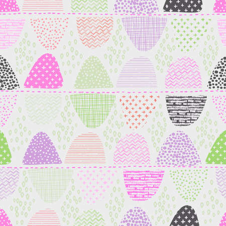 abstract minimalist texture with colorful leaf and flower pattern on background.の写真素材