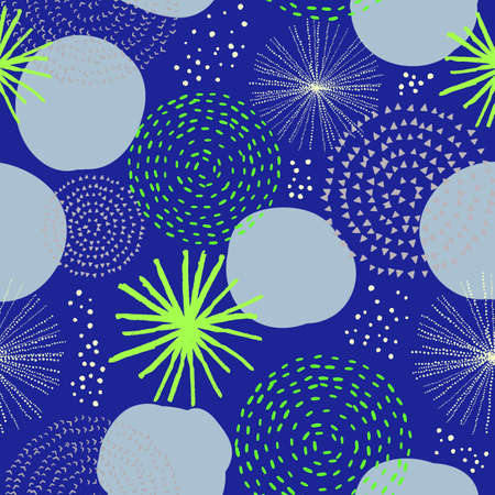 abstract minimalist texture with colorful leaf and flower pattern on background.の写真素材