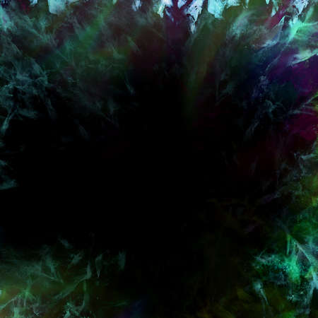 abstract light green crystal stone overlay texture and green artifacts pattern on dark background.