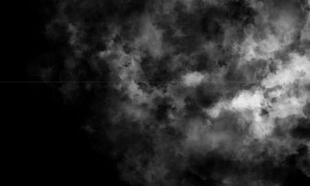 abstract gray dust and smoke overlay texture and realistic fog texture on black background.の写真素材
