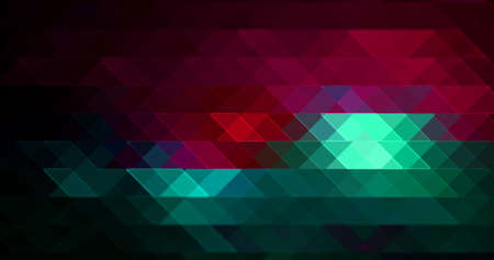 abstract mosaic stained glass effect hexagon stone gradient texture with triangle geometric on dark background.の写真素材