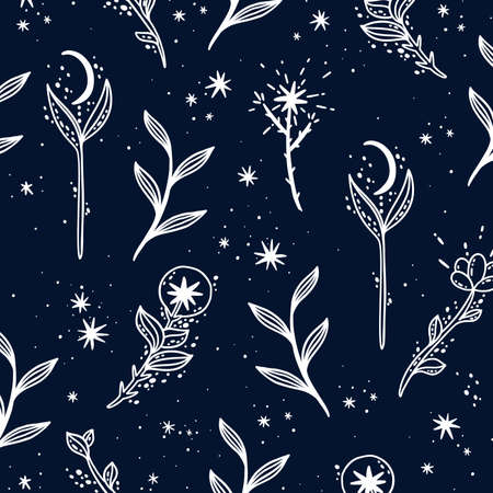 modern dark blue abstract pattern minimal white object style unique object on background.の写真素材