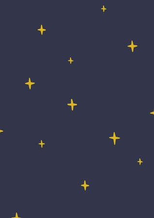 modern lite dark blue abstract pattern white star minimal style unique object on background.の写真素材
