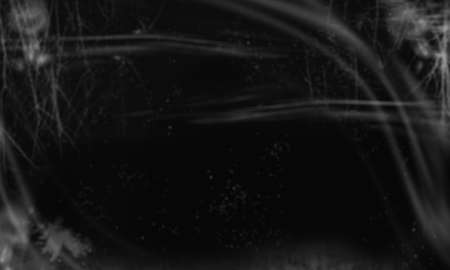 abstract little gray and white fog overlays realistic explosion smoke and dust on black background.の写真素材