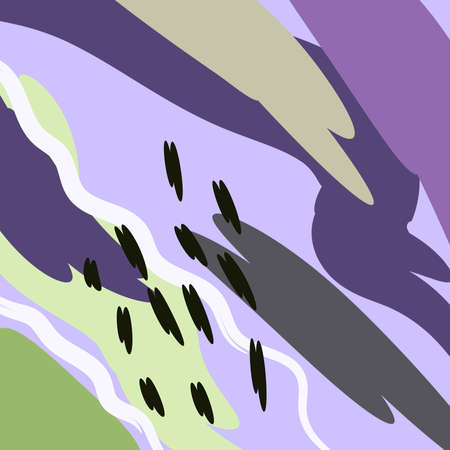 abstract art light green and blue elegant board purple pattern with black point on background.の写真素材