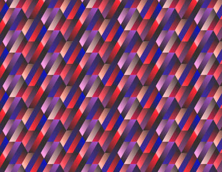 abstract light red gradient line halftone pattern texture with triangles on background.