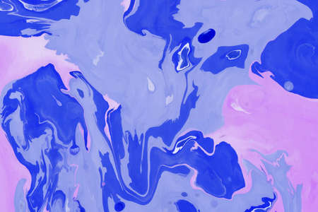 abstract dark blue and purple marble texture pattern natural watercolor luxurious on background.の写真素材
