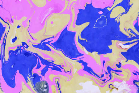 abstract dark blue and purple marble texture pattern natural watercolor luxurious on background.の写真素材