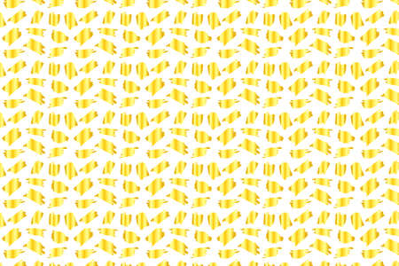 gold abstract line and point pattern overlay and futuristic texture on gold background.の写真素材