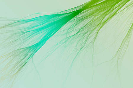 abstract light blue and green lighting root unique line overlay pattern with luxury heavy surface texture on white background.の写真素材