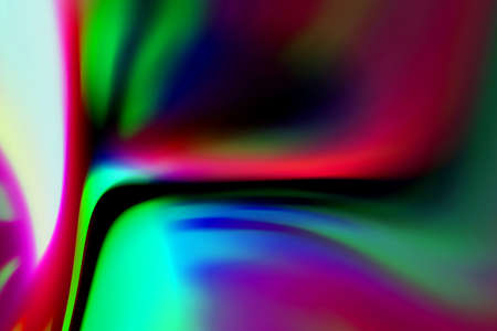 abstract distorted chromatic light dreamy wave texture with colorful dynamic fluid pattern on background.の写真素材