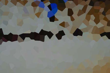 abstract gray and dark green mosaic colorful triangle and polygonal geometric vintage pattern on dark background.の写真素材