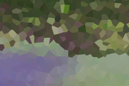 abstract gray and dark green mosaic colorful triangle and polygonal geometric vintage pattern on dark background.の写真素材