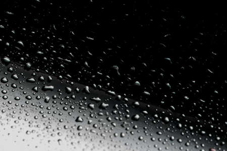 abstract heavy rain splash fog overlay effect texture with white particle grunge pattern on background.の写真素材