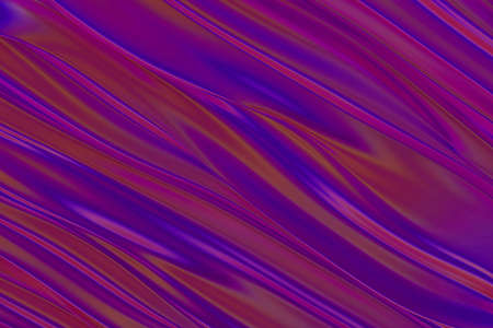 abstract geometric light purple and yellow wavy glowing line wave gradient texture with colorful liquid shiny wavy pattern on white background.の写真素材