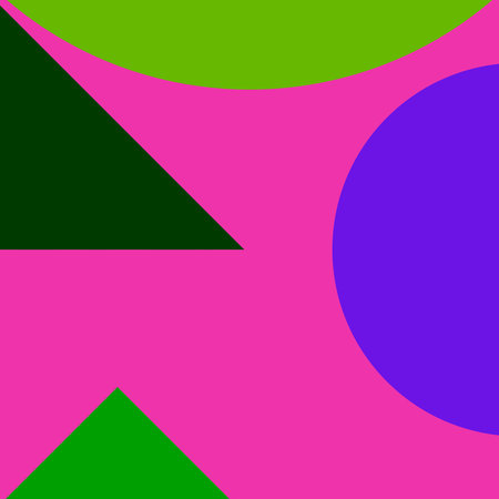 abstract light green and purple geometric colorful bright triangle shape luxury pattern with mosaic surface geometric on pink background.の写真素材
