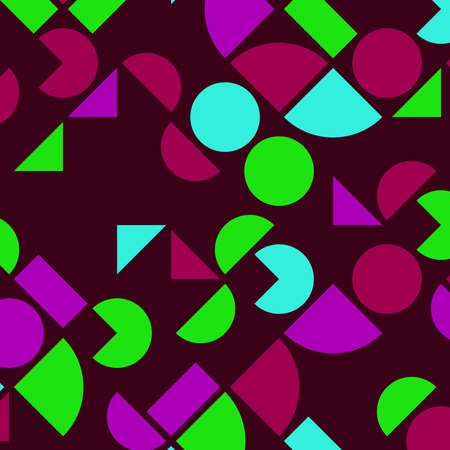 abstract geometric colorful bright triangle shape luxury pattern with mosaic surface geometric on background.の写真素材
