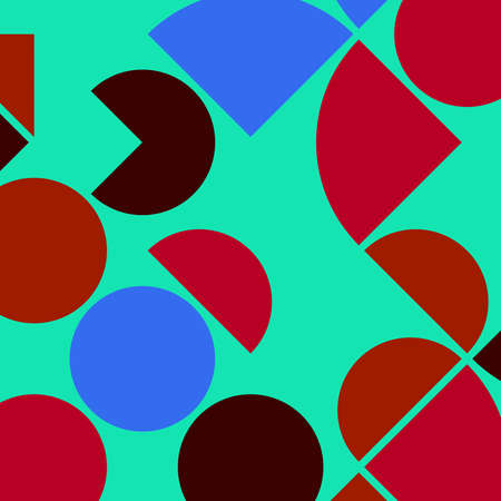 abstract geometric red and chocolate colorful bright triangle shape luxury pattern with mosaic surface light sky blue geometric.の写真素材