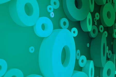 abstract futuristic light blue realistic circle luxury geometric gradient pattern with fluid modern circle texture on blue background.の写真素材