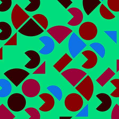 abstract geometric red and chocolate colorful bright triangle shape luxury pattern with mosaic surface light sky blue geometric.の写真素材