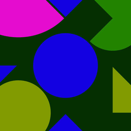 abstract light purple and colorful geometric colorful bright triangle shape luxury pattern with mosaic surface geometric on green background.の写真素材