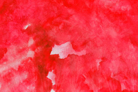 abstract light red watercolor fluid acrylic sky and clouds gradient texture with ink pastel paint grunge pattern on light red background.の写真素材