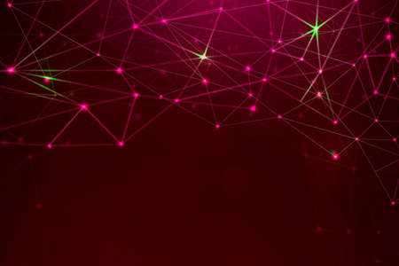 abstract shiny dark red pink fog flow smoke luxury fluid painting wave particles texture with dreamy marble digital pattern on dark black background.の写真素材