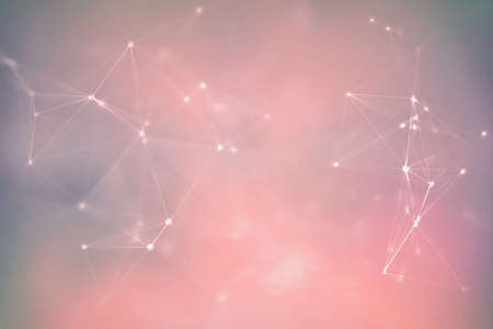 abstract light pink polygon luxury geometric triangle foil mosaic gradient texture on soft...