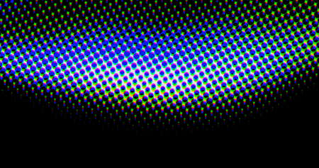 abstract dots grid halftone wave futuristic twisted pattern with circle minimalism geometry texture on background.の写真素材