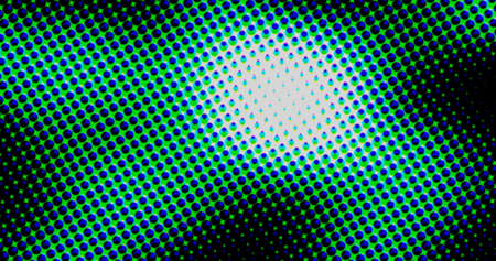 abstract dots grid halftone wave futuristic twisted pattern with circle minimalism geometry texture on background.の写真素材