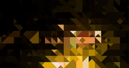 abstract light yellow mosaic shape triangle realistic polygonal bright glowing gradient pattern on background.の写真素材