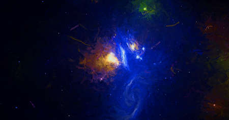abstract dark blue oil natural ink luxury pastel art realistic painting wave marble pattern on dark background.の写真素材
