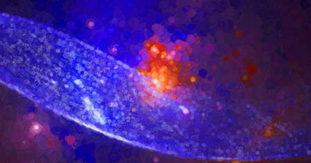 abstract dark blue space luxury elegant universe with galaxy star dynamic stardust vintage pattern on dark space background.の写真素材