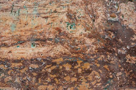 Abstract detail of a red travertine marble texture