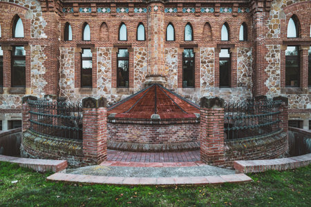 Kitchen pavilion of the old complex of La Maternitat hospital built in Modernista styleのeditorial素材