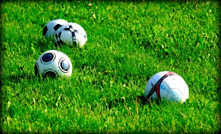 Soccer ballsの写真素材