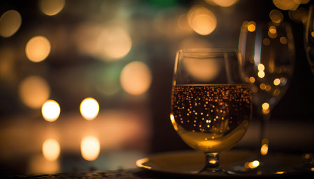 Celebrate, shallow depth of field, photograph, intimate. Generative AI.の素材