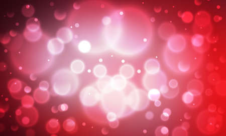 Modern Red Love Defocused Lights Backdrop with Glittering Dots. Beautiful red soft lights wallpaperの写真素材